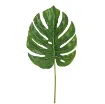 Realistično umetno zelenje Monstera Real Touch v temno zeleni barvi z velikim tropskim listom in dolžino 76,5 cm za moderno dekoracijo doma ali poslovnega prostora.