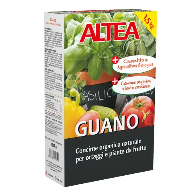 Altea Guano organsko gnojilo iz peruanskega guana za vrtnine, sadno drevje in cvetoče rastline